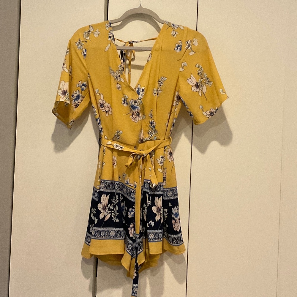 Summer Floral Romper